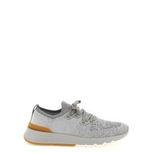 Brunello Cucinelli Men's Knitted Sneakers